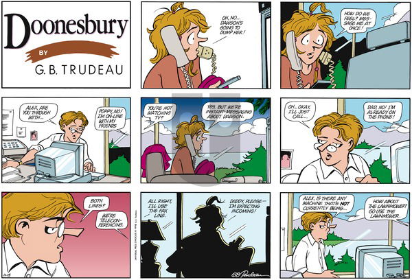 Doonesbury on Tuesday September 14, 1999 Comic Strip