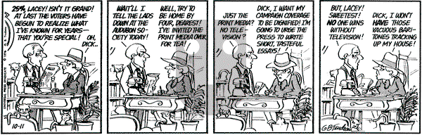 Doonesbury on Monday October 11, 1976 Comic Strip