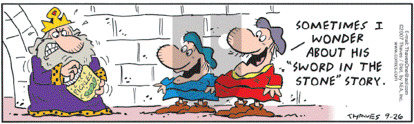 Frank and Ernest - Wednesday September 26, 2007 Comic Strip