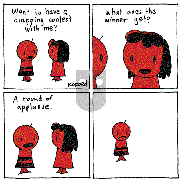 Haircut Practice on Monday August 26, 2024 Comic Strip