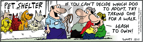 Frank and Ernest - Friday December 11, 2009 Comic Strip