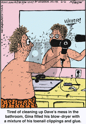 Close to Home on Wednesday June 6, 2012 Comic Strip