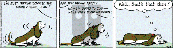 Fred Basset on Thursday November 9, 2017 Comic Strip