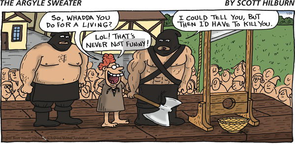 The Argyle Sweater on Sunday January 26, 2020 Comic Strip