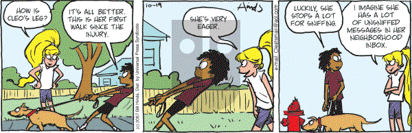 Cleats - Friday October 19, 2007 Comic Strip