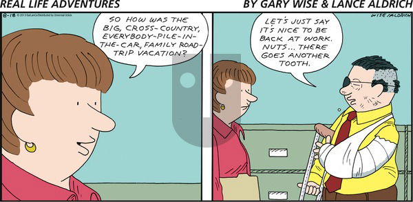 Real Life Adventures on Sunday August 18, 2013 Comic Strip