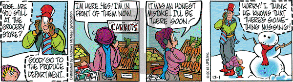 Rose is Rose on Saturday December 1, 2018 Comic Strip
