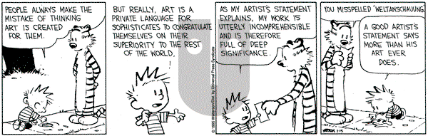 Calvin and Hobbes on Saturday July 15, 1995 Comic Strip