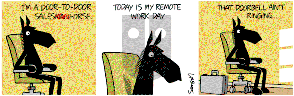 Dark Side of the Horse - Saturday August 25, 2018 Comic Strip