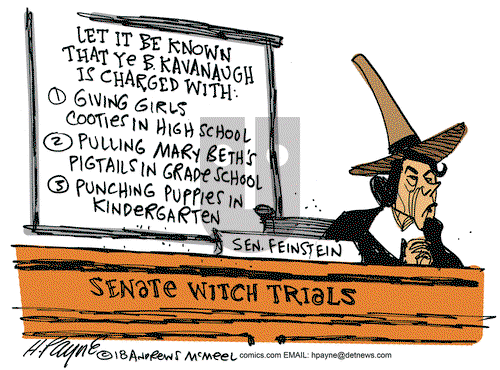 Henry Payne on Wednesday September 19, 2018 Comic Strip