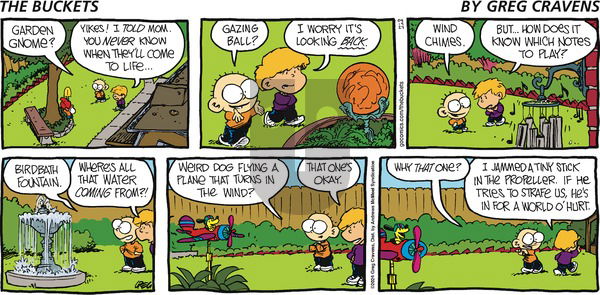 The Buckets - Sunday April 14, 2024 Comic Strip
