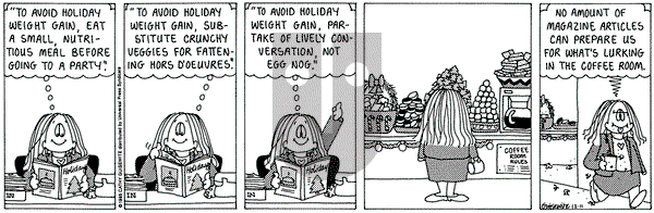 Cathy Classics on Monday December 11, 1995 Comic Strip