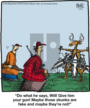 In the Bleachers on Saturday December 18, 2010 Comic Strip