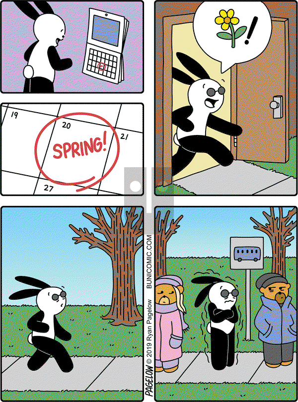 Buni on Wednesday March 20, 2019 Comic Strip