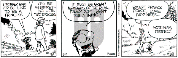 Grand Avenue on Thursday May 3, 2001 Comic Strip