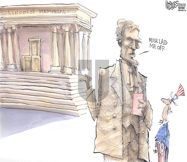 Matt Davies on Wednesday February 19, 2025 Comic Strip