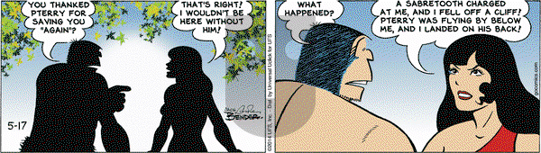 Alley Oop on Saturday May 17, 2014 Comic Strip