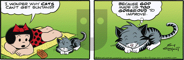 Nancy on Monday July 28, 2014 Comic Strip
