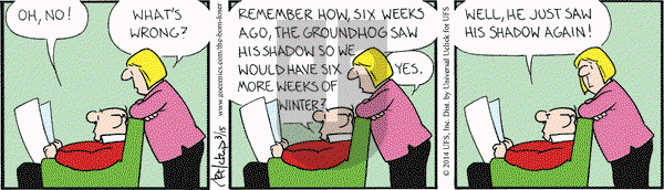 The Born Loser on Saturday March 15, 2014 Comic Strip