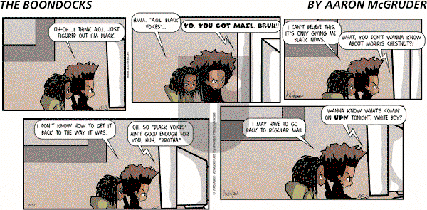 The Boondocks on Sunday January 13, 2013 Comic Strip
