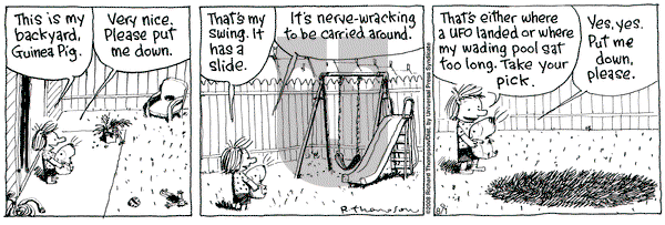Cul de Sac on Friday August 1, 2008 Comic Strip