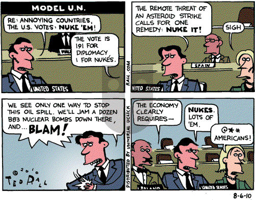 Ted Rall on Friday August 6, 2010 Comic Strip
