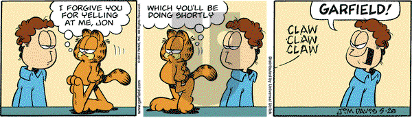 Garfield on Friday May 28, 2010 Comic Strip