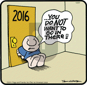 Ziggy on Thursday December 31, 2015 Comic Strip