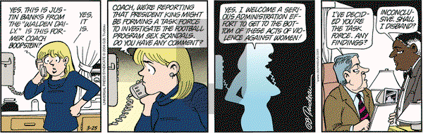 Doonesbury on Thursday March 25, 2004 Comic Strip