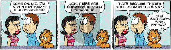 Garfield on Monday March 24, 2008 Comic Strip