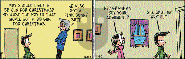Grand Avenue on Monday November 30, 2020 Comic Strip