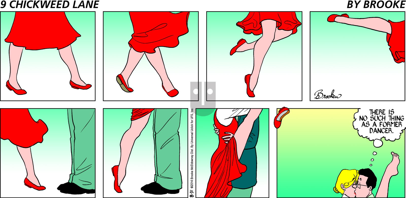 9 Chickweed Lane on Sunday August 31, 2014 Comic Strip