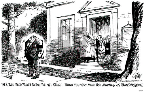 Pat Oliphant on Thursday September 30, 1982 Comic Strip