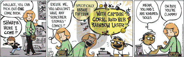 Wallace the Brave on Saturday January 12, 2019 Comic Strip