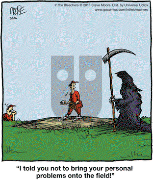 In the Bleachers on Tuesday March 26, 2013 Comic Strip