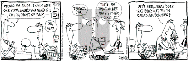 The Duplex on Tuesday November 23, 1999 Comic Strip