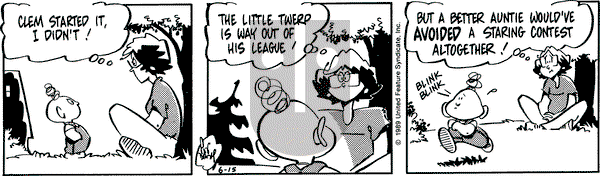 Rose is Rose on Thursday June 15, 1989 Comic Strip