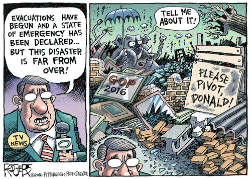 Rob Rogers on Thursday August 18, 2016 Comic Strip