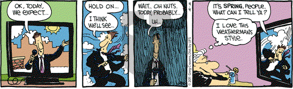 The Buckets on Monday April 4, 2011 Comic Strip