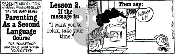 Baby Blues - Tuesday January 5, 1999 Comic Strip