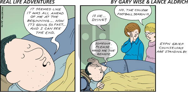Real Life Adventures on Sunday January 9, 2011 Comic Strip