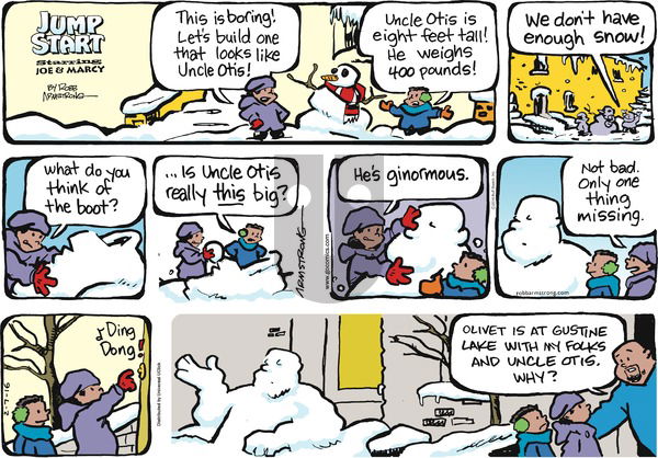 JumpStart on Sunday February 7, 2016 Comic Strip