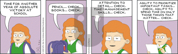 Nancy on Saturday September 18, 2021 Comic Strip