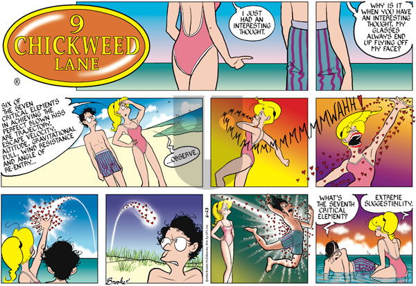 9 Chickweed Lane on Sunday June 23, 2002 Comic Strip