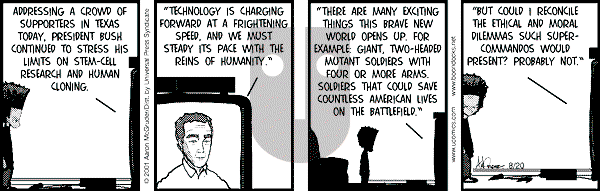 The Boondocks on Monday March 23, 2009 Comic Strip