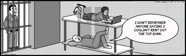 F Minus on Thursday July 16, 2009 Comic Strip