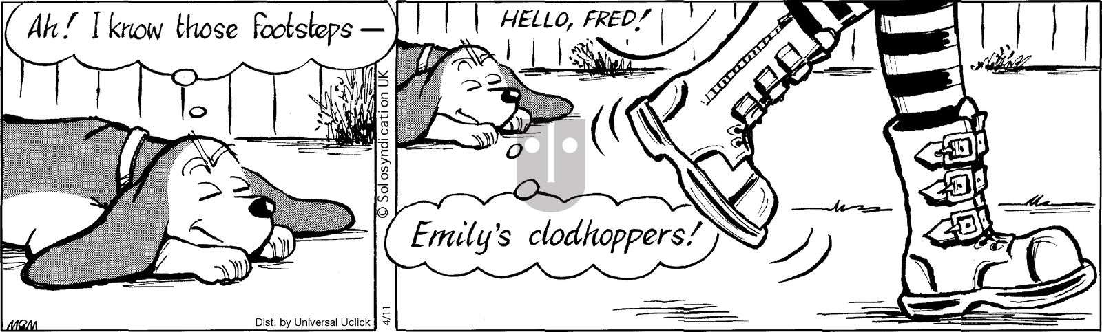 Fred Basset on Friday April 11, 2014 Comic Strip