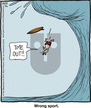 In the Bleachers on Saturday April 12, 2014 Comic Strip