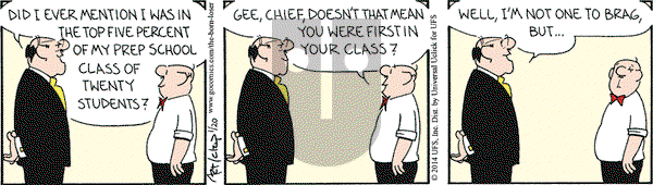 The Born Loser on Monday January 20, 2014 Comic Strip
