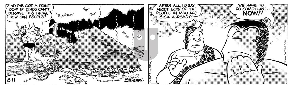 Alley Oop - Saturday August 11, 2007 Comic Strip